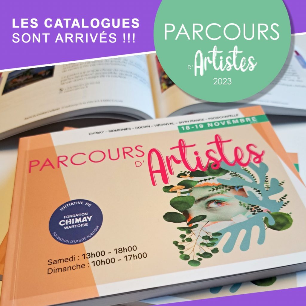 Parcours D Artistes Le Catalogue Est Arriv Fondation Chimay Wartoise